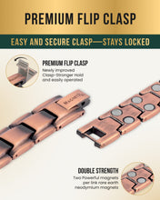 Load image into Gallery viewer, Ultra Strength Copper Magnetic Therapy Anklet for Men