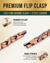 Load image into Gallery viewer, Ultra Strength Copper Magnetic Therapy Anklet for Women