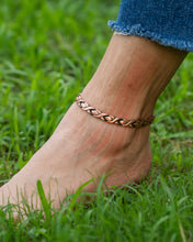 Load image into Gallery viewer, Ultra Strength Copper Magnetic Therapy Anklet for Women