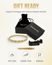 Load image into Gallery viewer, Ultra Strength Titanium Magnetic Therapy Anklet for Women (Gold)