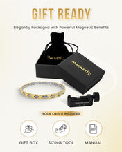 Load image into Gallery viewer, Ultra Strength Titanium Magnetic Therapy Anklet for Women (Gold &amp; Silver)