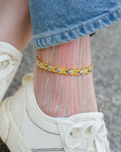 Load image into Gallery viewer, Ultra Strength Titanium Magnetic Therapy Anklet for Women (Gold &amp; Silver)