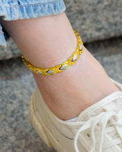 Load image into Gallery viewer, Ultra Strength Titanium Magnetic Therapy Anklet for Women (Gold &amp; Silver)