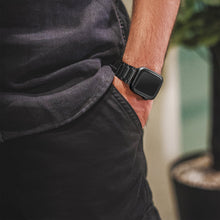 Load image into Gallery viewer, Magnetic Therapy Apple Watch Band Black Stainless Steel