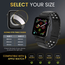 Load image into Gallery viewer, Magnetic Therapy Apple Watch Band Black Stainless Steel
