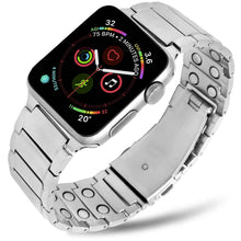 Load image into Gallery viewer, Magnetic Therapy Apple Watch Band Silver Stainless Steel