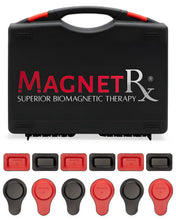 Load image into Gallery viewer, Biomagnetic Therapy Magnet Kit — Ferrite &amp; Leather (12 Mixed Units)