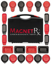 Load image into Gallery viewer, Biomagnetic Therapy Magnet Kit — Ferrite &amp; Leather (22 Mixed Units)