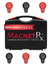Load image into Gallery viewer, Biomagnetic Therapy Magnet Kit — Ferrite &amp; Leather (6 Large Magnets)