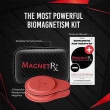Load image into Gallery viewer, Biomagnetic Therapy Magnet Set — Neodymium &amp; Silicone (2 Large Magnets)