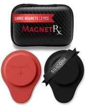 Load image into Gallery viewer, Biomagnetic Therapy Magnet Set — Neodymium &amp; Silicone (2 Large Magnets)