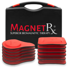 Load image into Gallery viewer, Biomagnetic Therapy Magnet Kit — Ferrite &amp; Leather (12 Mixed Units)