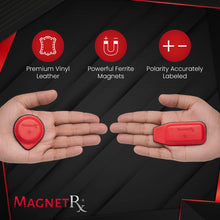 Load image into Gallery viewer, Biomagnetic Therapy Magnet Kit — Ferrite &amp; Leather (16 Small Mixed Units)