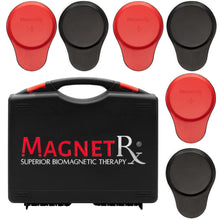 Load image into Gallery viewer, Biomagnetic Therapy Magnet Kit — Ferrite &amp; Leather (6 Large Magnets)