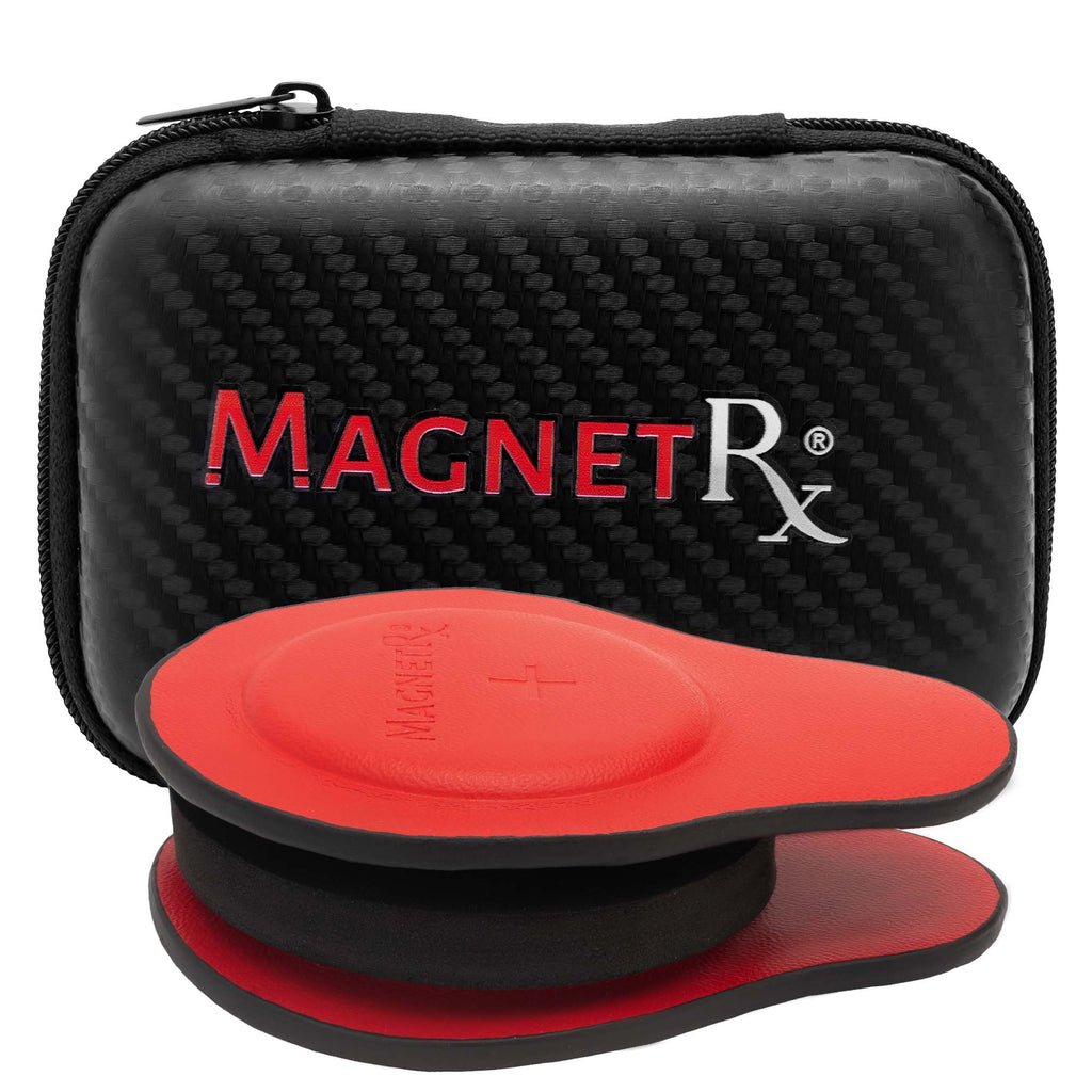 Biomagnetic Therapy Magnet Set — Neodymium & Leather (2 Medium Magnets)