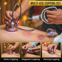 Load image into Gallery viewer, Professional Biomagnetic Cupping Therapy Set – 18 Massage Cups with Magnetic Therapy