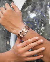 Load image into Gallery viewer, 3x Strength Copper Magnetic Bracelet for Men (Stealth)