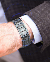 Load image into Gallery viewer, 3x Strength Titanium Magnetic Bracelet for Men (Gunmetal)
