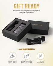 Load image into Gallery viewer, 3x Strength Titanium Magnetic Bracelet for Men (Gunmetal)