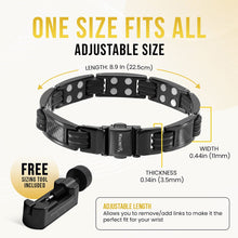 Load image into Gallery viewer, Carbon Fiber Magnetic Bracelet for Men (Black)