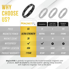 Load image into Gallery viewer, Carbon Fiber Magnetic Bracelet for Men (Black)