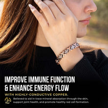 Load image into Gallery viewer, Copper Clover Magnetic Bracelet for Women