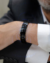 Load image into Gallery viewer, EllipseMAX Magnetic Bracelet for Men (Black)