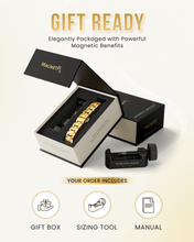 Load image into Gallery viewer, EllipseMAX Magnetic Bracelet for Men (Gold)