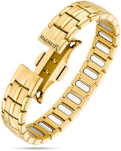 Load image into Gallery viewer, EllipseMAX Magnetic Bracelet for Men (Gold)