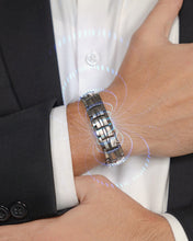 Load image into Gallery viewer, EllipseMAX Magnetic Bracelet for Men (Gunmetal)