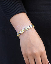 Load image into Gallery viewer, EllipseMAX Magnetic Bracelet for Women (Silver &amp; Gold)