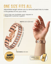 Load image into Gallery viewer, EllipseMAX Magnetic Copper Bracelet for Men