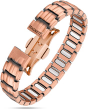 Load image into Gallery viewer, EllipseMAX Magnetic Copper Bracelet for Men