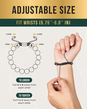 Load image into Gallery viewer, High Power Magnetic Hematite Bracelet Bali Style
