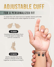 Load image into Gallery viewer, Link Chain Inlay Copper Cuff Magnetic Therapy Bracelet for Men &amp; Women