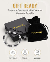 Load image into Gallery viewer, Magnetic Hematite &amp; Moonstone Beaded Bracelet for Women