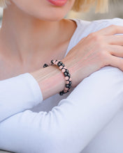 Load image into Gallery viewer, Magnetic Hematite &amp; Rose Quartz Beaded Bracelet for Women
