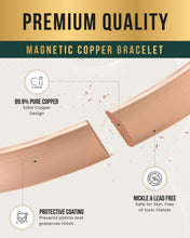 Load image into Gallery viewer, Magnetic Therapy Copper Cuff Bracelet