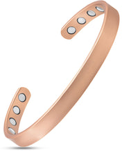Load image into Gallery viewer, Magnetic Therapy Copper Cuff Bracelet