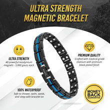 Load image into Gallery viewer, Magnetic Therapy Thin Blue Line Bracelet for Women