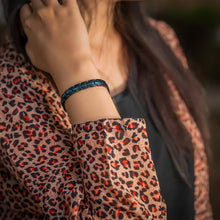 Load image into Gallery viewer, Magnetic Therapy Thin Blue Line Bracelet for Women