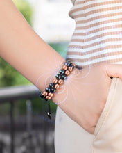 Load image into Gallery viewer, MAX Strength Magnetic Hematite &amp; Copper Bracelet (Double Row)
