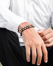 Load image into Gallery viewer, MAX Strength Magnetic Hematite &amp; Copper Bracelet (Double Row)
