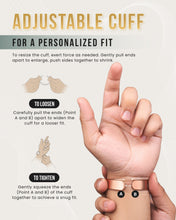 Load image into Gallery viewer, Stamped Shielded Knot Magnetic Copper Bracelet Cuff for Men