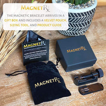 Load image into Gallery viewer, Ultra Strength Magnetic Therapy Bracelet Black Arrow Chain