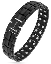 Load image into Gallery viewer, Ultra Strength Magnetic Therapy Bracelet Black Classic