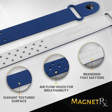 Load image into Gallery viewer, Ultra Strength Sports Magnetic Bracelet (Navy)