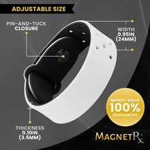 Load image into Gallery viewer, Ultra Strength Sports Magnetic Bracelet (White)