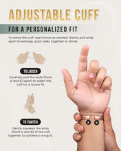 Load image into Gallery viewer, Women’s Floral Style Copper Magnetic Therapy Bracelet Bangle