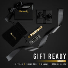 Load image into Gallery viewer, Women's Ultra Strength Gold Titanium Magnetic Therapy Bracelet